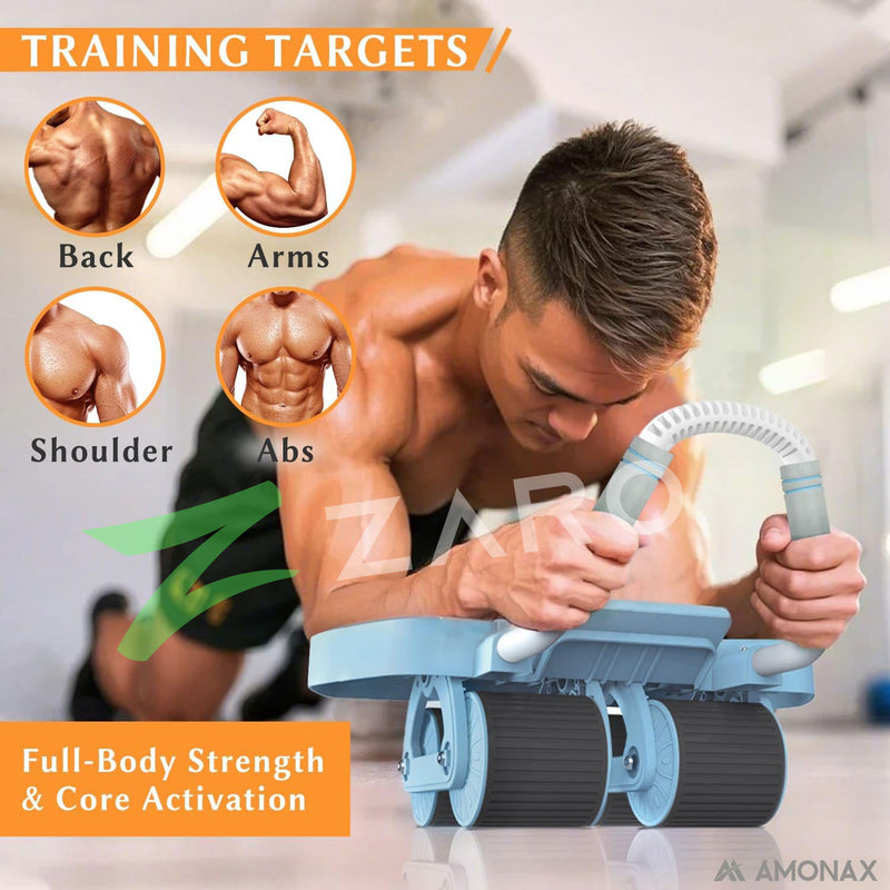 FATBURN Abdominal Exercise Roller With Elbow Support
